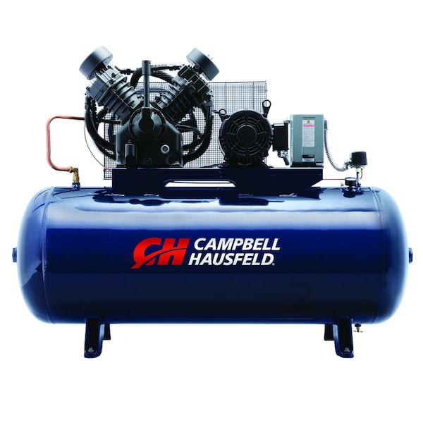 BLUE (S) 120 Gal Horiz; 10 HP; TX0314; 3PH w mag starter; 230V